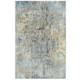 Hand Woven Silk and Wool Area Rug
