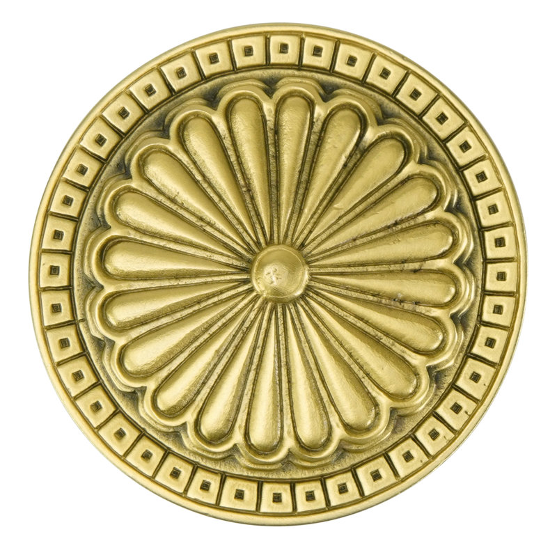 LAKEWOOD KNOB PLATE, Gold