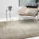 Natonia Shiny Shaggy Mink Brown Area Rug