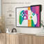 Impression sur toile Rainbow Splatter-1364202874