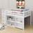 Twin Loft Bed With Drawer Cabinet, Shelf Cabinet And Pulling -Out Desk-573721651