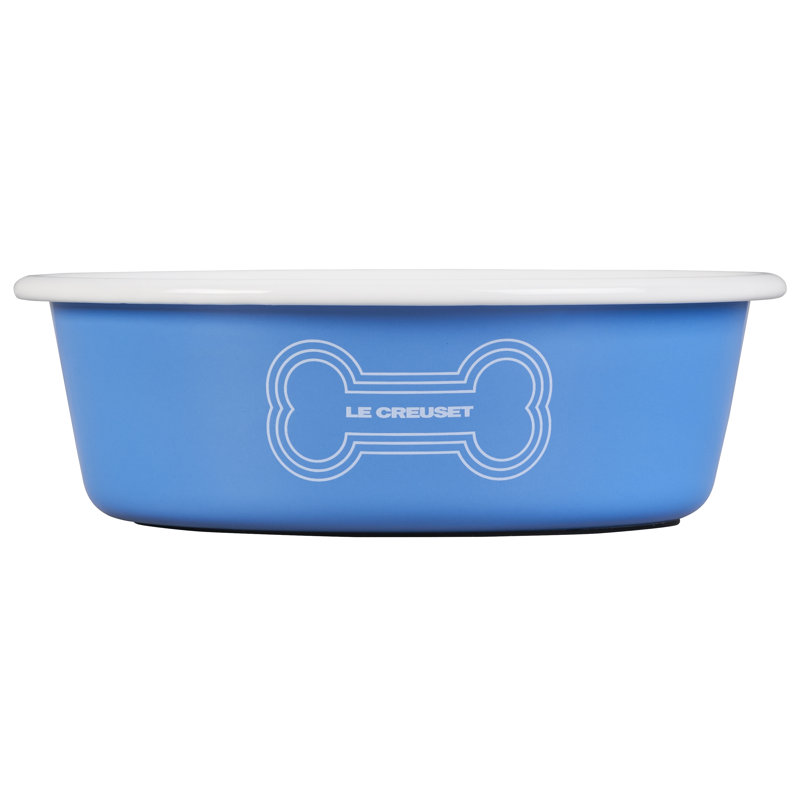 Le Creuset Pet Dog Bowl, Large (6 cups), Carmin