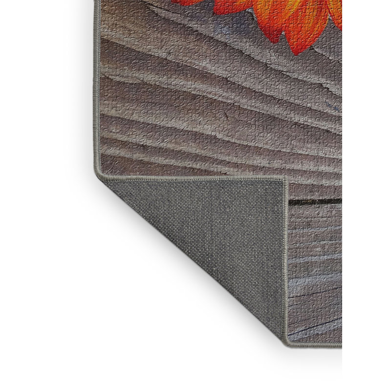 Tapis zone grise en coton tournesol, Rectangle 2 pi x 3 pi