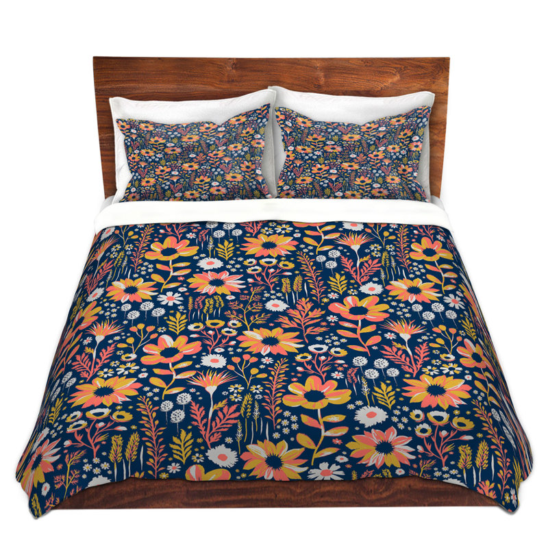 Ensemble de housse de couette en microfibre DiaNoche par Jill O Connor - Painted Meadow