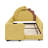 Cute Dinosaur-Shaped Kids Bed with Safety Guardraild, Solid Wood Toddler Bed Frame-132664275