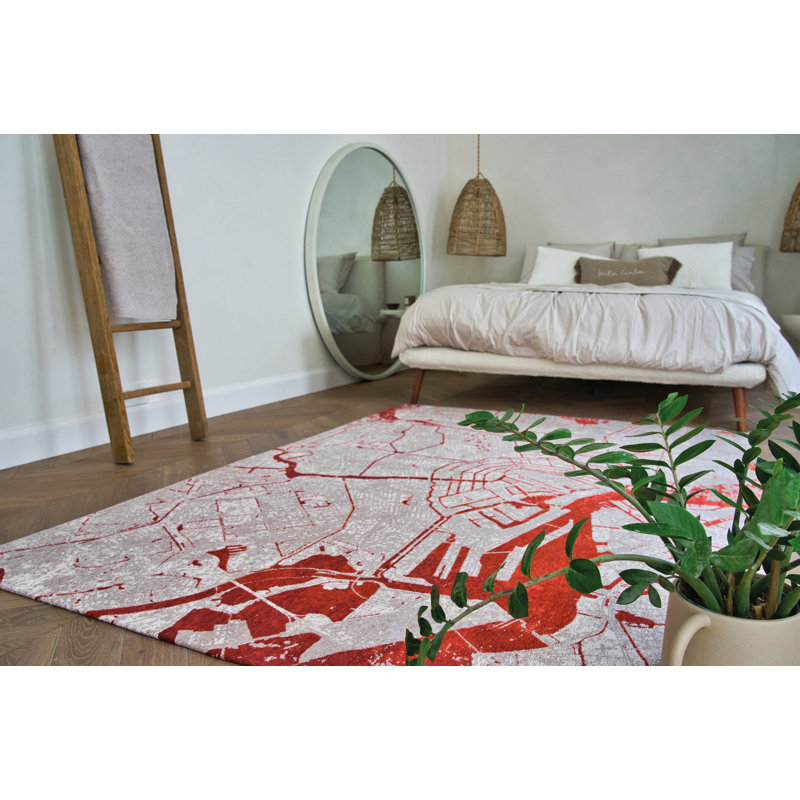 Abstract Recycled P.E.T Area Rug, Rectangle 140 x 200cm