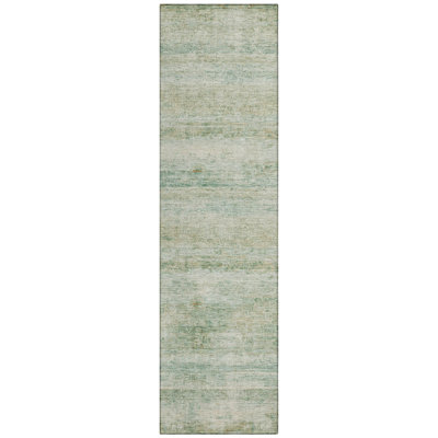 Machine Washable Indoor/Outdoor Colman ACN2154 Striped Rug