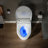 Elongated One Piece Toilet with Advanced Bidet Seat,Rear/Front Wash,Heated Seat,Wireless Remote