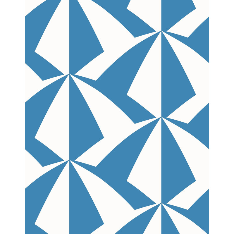 Parasol Wallpaper | Traditional / Roll - 27" x 30', Marine