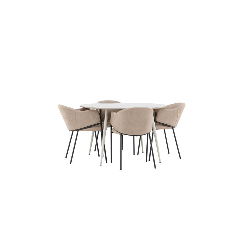 Chavis 4 - Person Dining Set