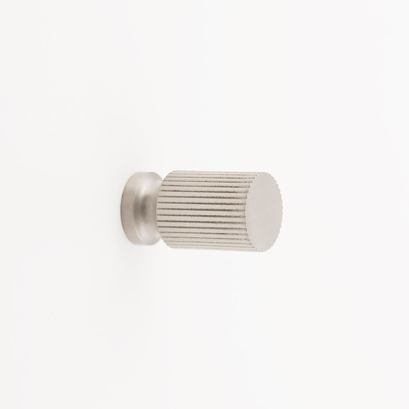 Poignée cylindrique Hanna, Nickel satiné, 3/4″ 