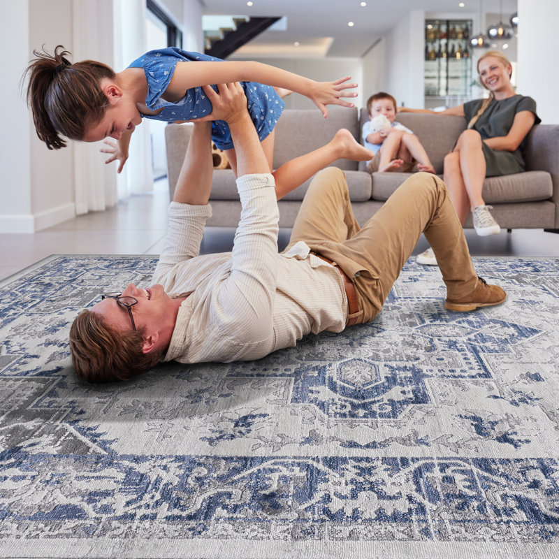 LOOM & LUXE Collection 5X7 Non-Shedding Living Room Bedroom Dining Home Office Stylish And Stain Resistant Area Rug