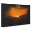 Sun Setting Behind The Mountains - Wrapped Canvas-56644218