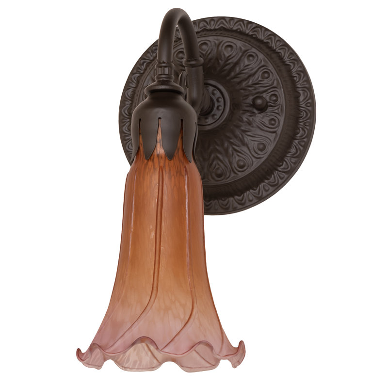 Jacona Armed Sconce, Amber/Purple