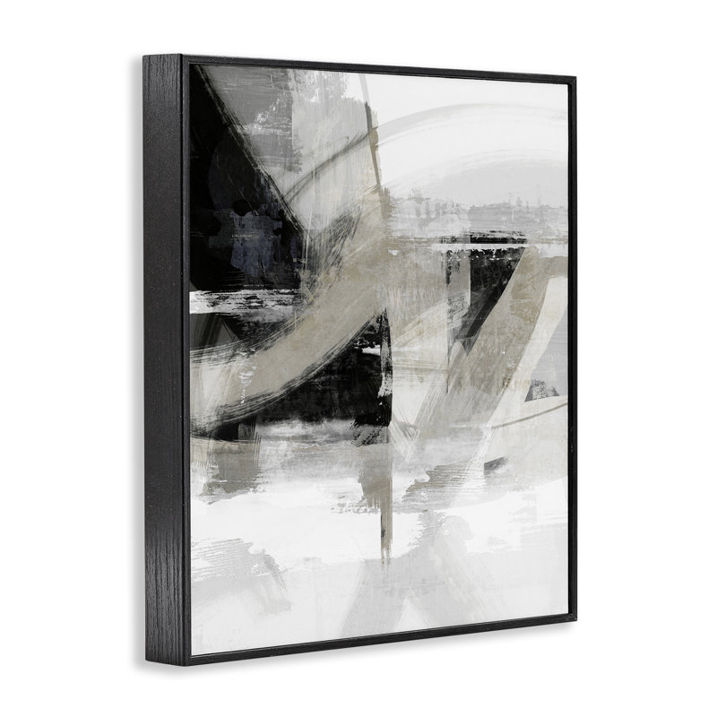 "Neutre urbain complexe", estampe numérique par Nina Blue, Giclée encadrée noir minuit, H 14 po x l 11 po
