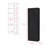 Pantry Cabinet Coahoma, Kitchen, Black