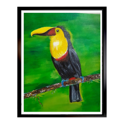Toucan Tropical Bird | Acrylic On Canvas | By Jyoti Rathore