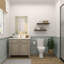 Miroir mural en nacre bleu-86602850