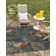 Rolla Machine Woven Floral Indoor/Outdoor Rug 