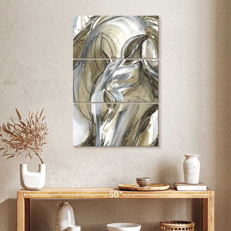 Avery Horse Abstraction I, H 38 po x l 24 po