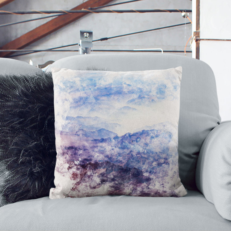 Square Cushion, 40cm H x 40cm W x 15cm D, White