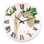 Vintage Plant Life XV - horloge murale campagnarde-60281838