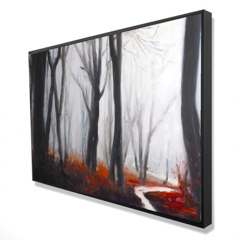" Mysterious Forest With Stream "