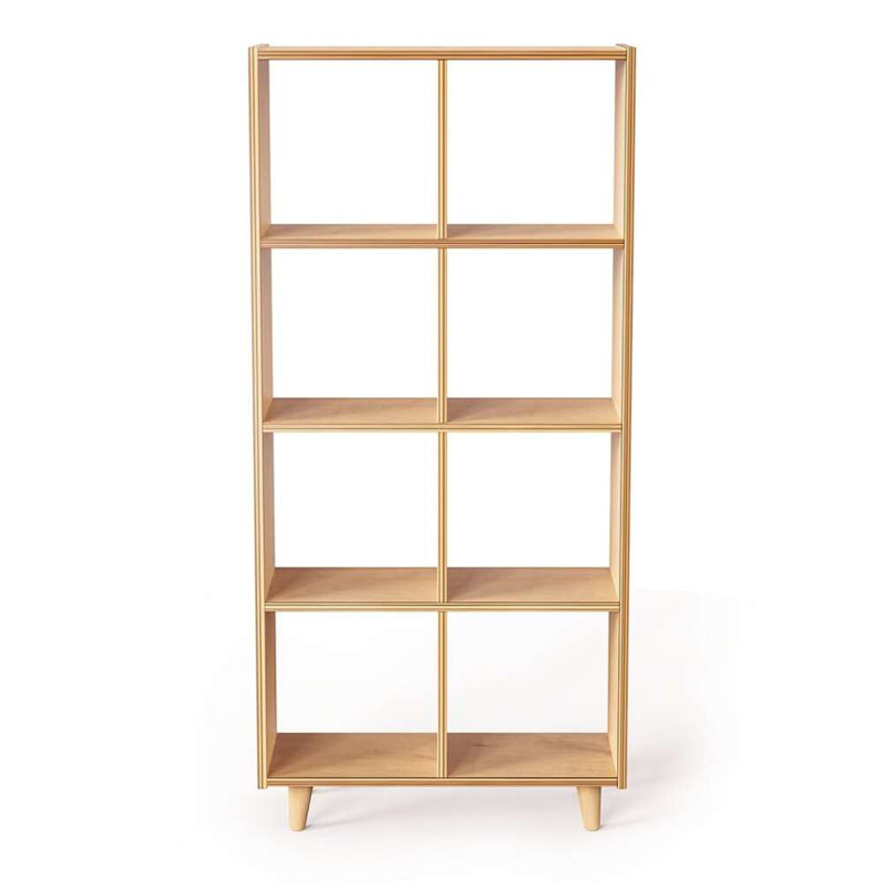 Huit cubes verticaux, Naturel