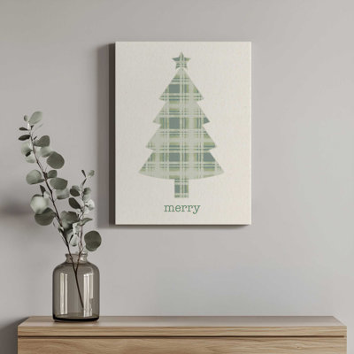 «Plaid Christmas Tree» par Annie Lapoint, reproduction d'art