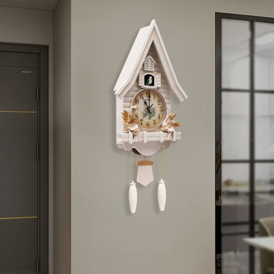 Wall Clock Modern Creative Wall Clock Chime Time Battery Powered