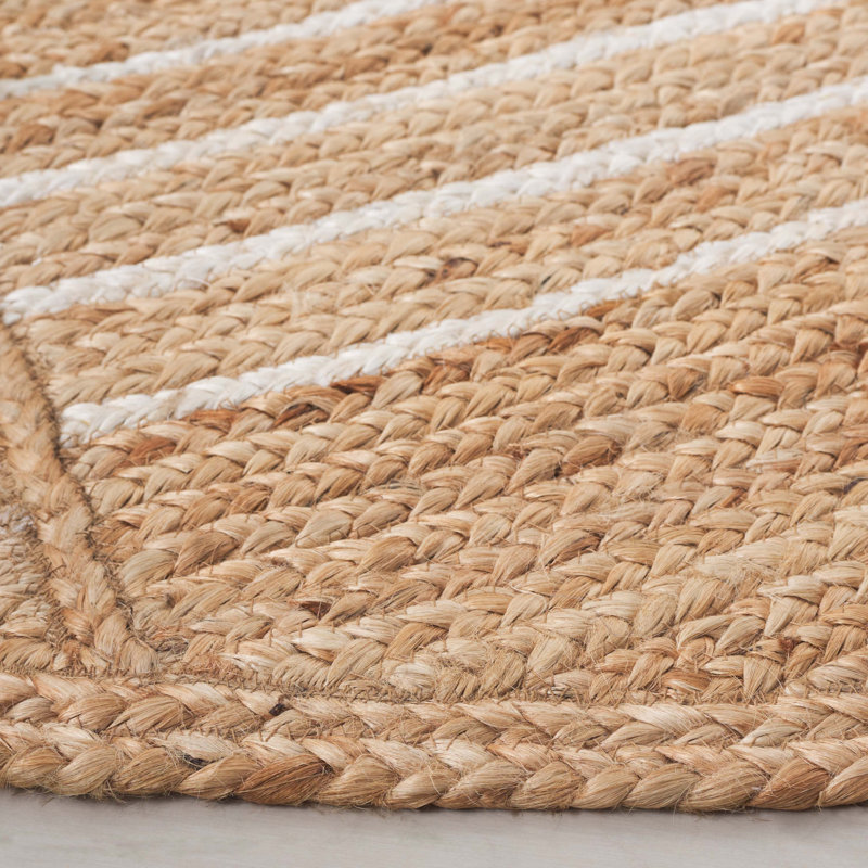 Esmarie Striped Indoor Rug, Round 6'