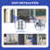 Edrosie Inc 117.6'' W D Polyester Cover Retractable Freestanding Awning