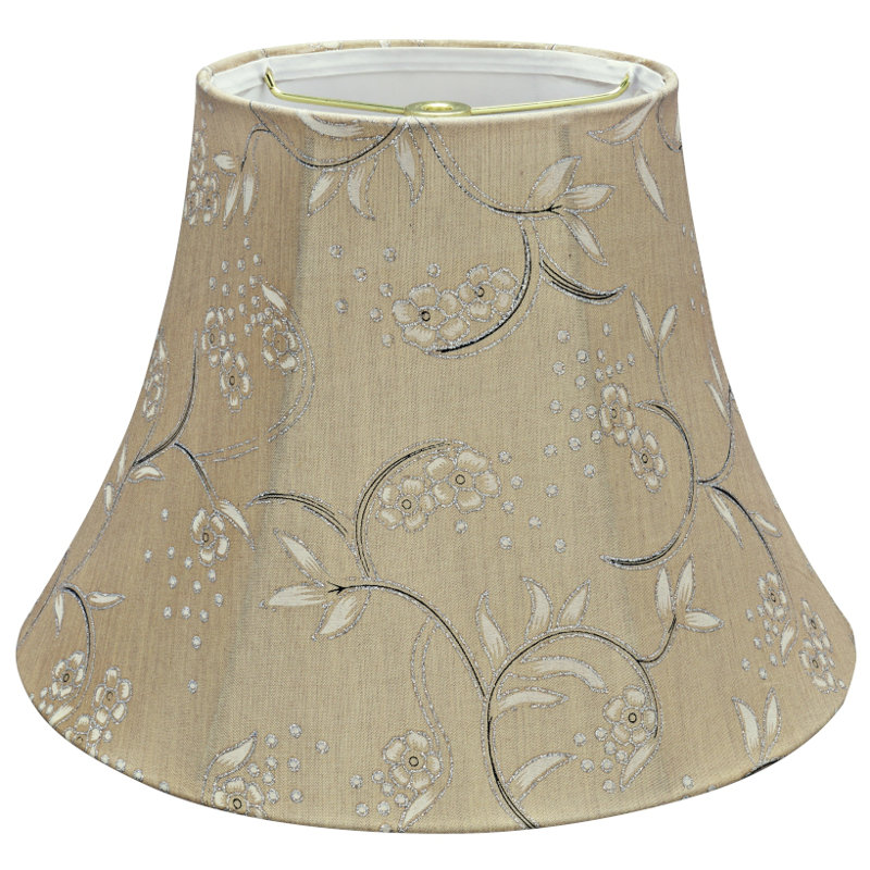 Abat-jour cloche en lin clair Althoff, H 9,5 po x l 13 po x P 13 po