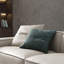 Coussin de canapé modulaire en cuir blanc