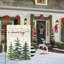Drapeau de jardin coloré de 12 pouces ColorLife Merry Christmas