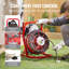 Drain Cleaner Machine à tarière 75 pi x 1/2 po alimentation manuelle et 4 couteaux