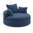 360° Swivel Sofa Chair Accent Barrel Chair Swivel Round Chair With Dual-Layer Cushion Design And 3 Removable Pillows-116062349