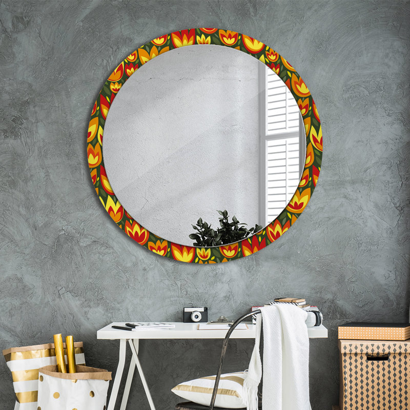 Huldar Glass Flat Wall Mirror