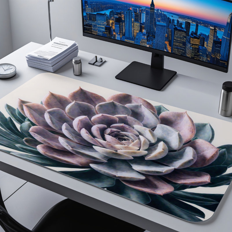 Polyester Desk Pad, 31.5x15.5