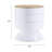 Otith Accent Table with Display and Utility Function