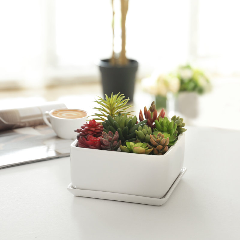 Pot Planter, White