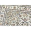 Tapis gris en laine noué à la main de conception unique 7 pi 10 po x 10 pi 2 po