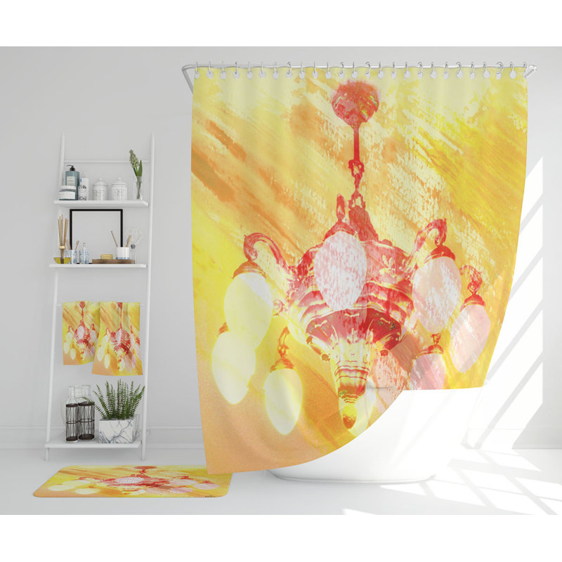 Neidlinger Polyester Shower Curtain Set
