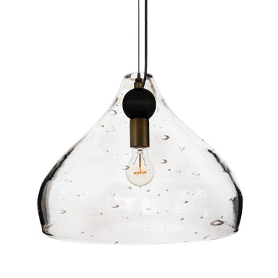 Luminaire suspendu en forme de larme à 1 lumière Earth
