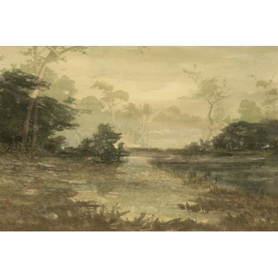 Coucher de soleil sur l'étang II
