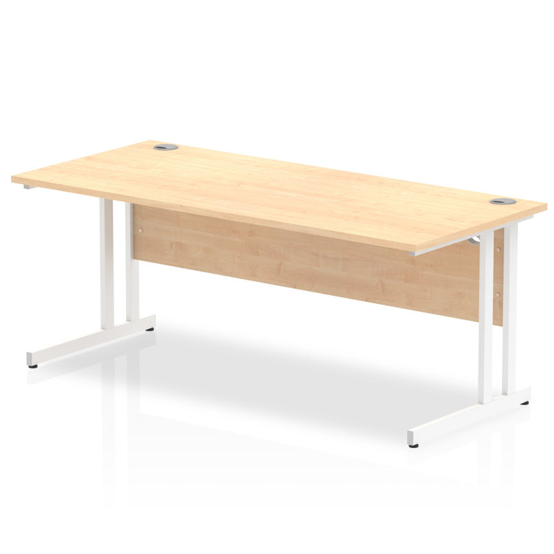 Impulse Steel, 73cm H x 120cm W x 80cm D, White, Maple