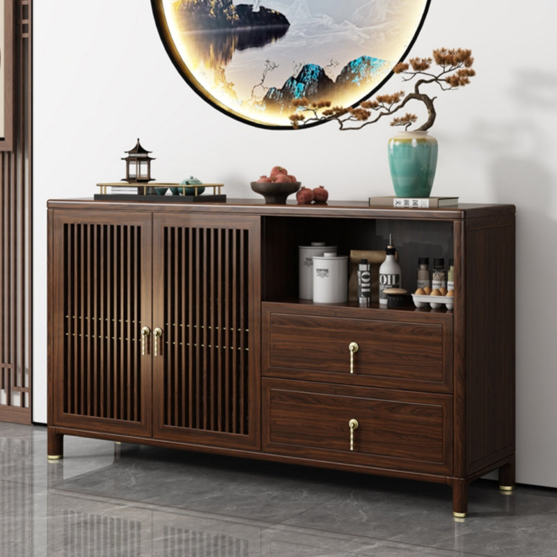 Buffet en bois massif clair luxueux