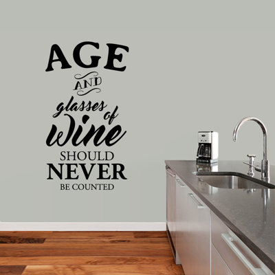 Food & Beverage Non-Wall Damaging Wall Decal