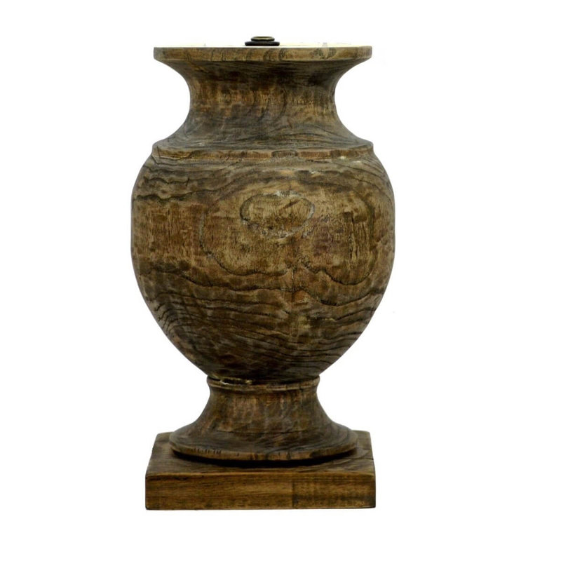 Andreas Table Lamp, Dark Stain, Natural