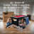 Hathaway Triple Threat Multi Game Table – Space-Saving Rotating Playfield for 6ft Pool Table, Air Hockey Table, & Table Tennis - 3 in 1 Game Table with Complete Accessories & Display Rack